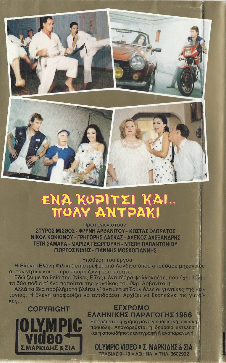 Back cover of Ένα κορίτσι και πολύ... αντράκι!!